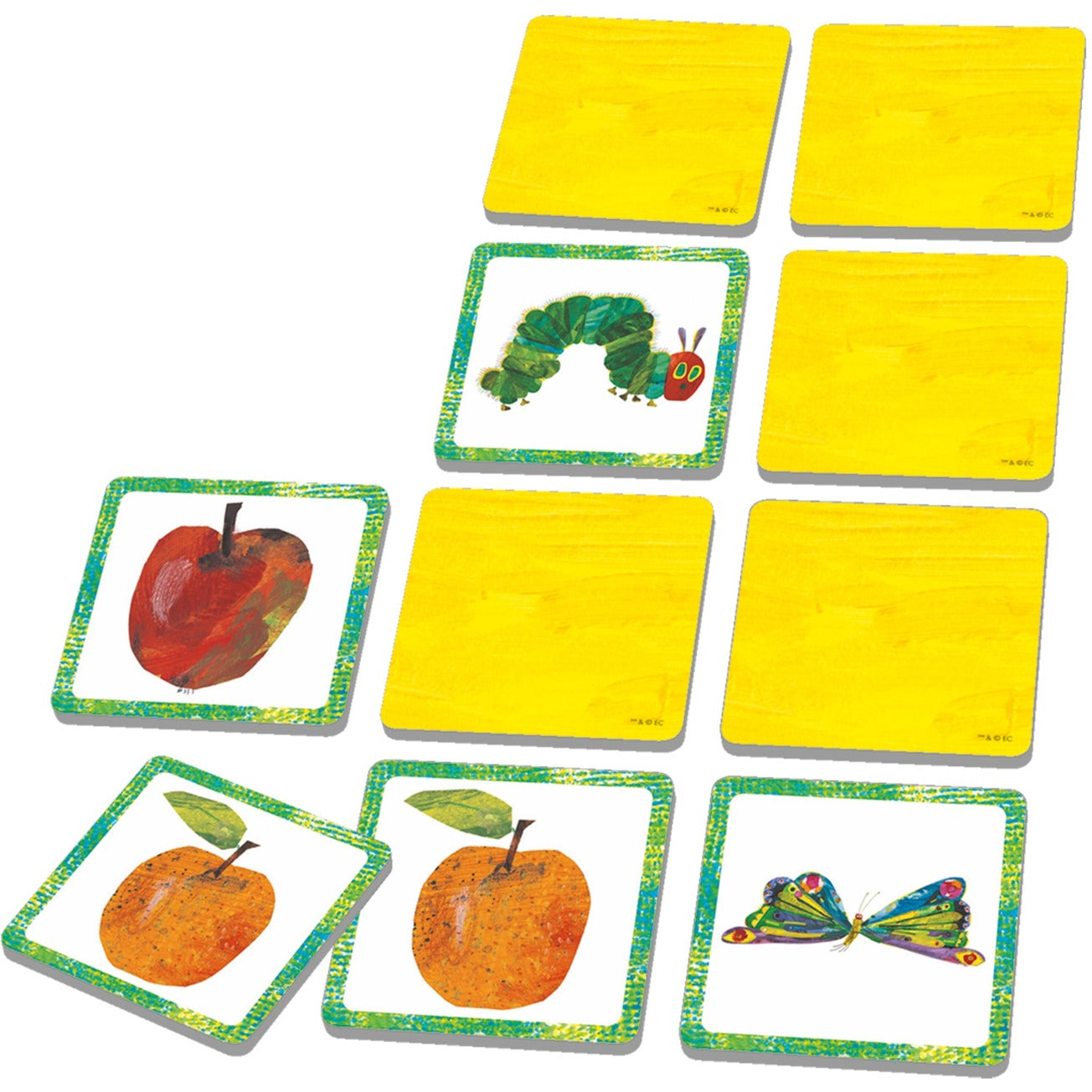 Schmidt Spiele Die kleine Raupe Nimmersatt Memory, Gedächtnisspiel