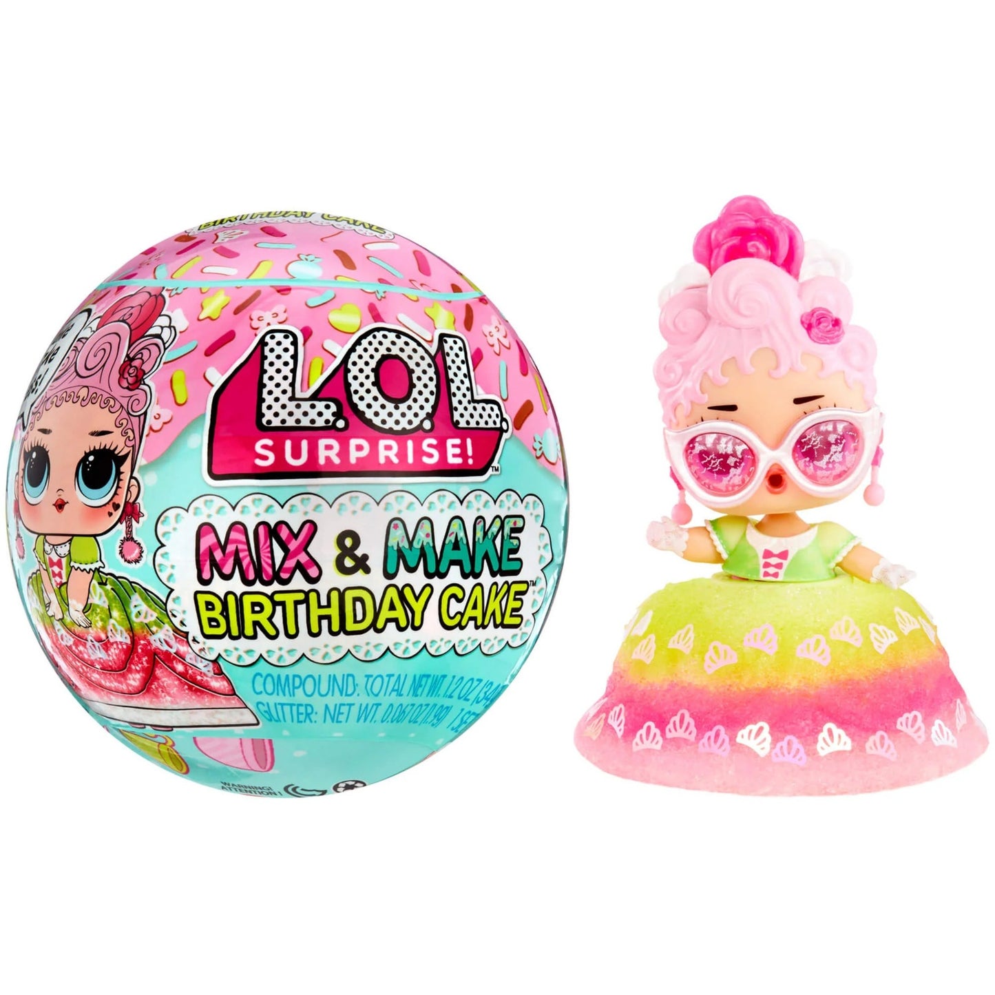 MGA Entertainment L.O.L. Surprise Mix & Make Birthday Cake Tots (sortierter Artikel)