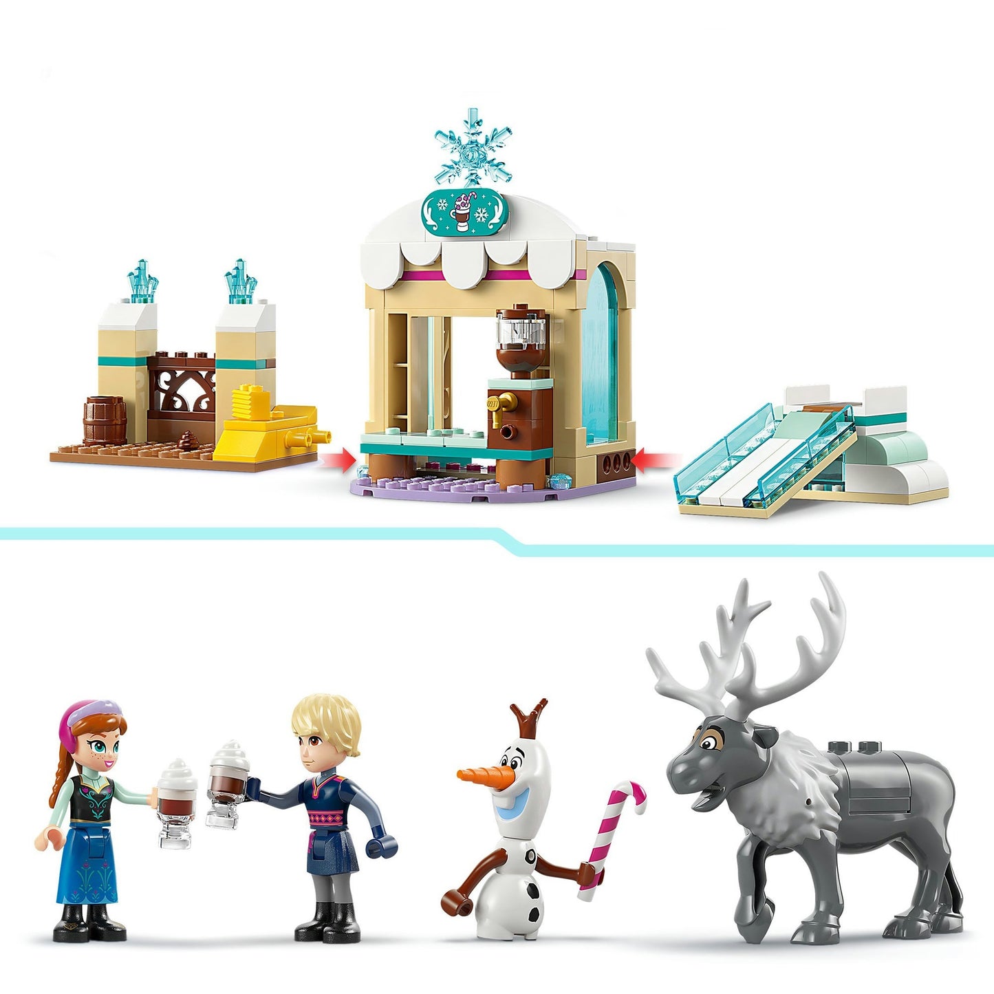 43256 Disney Princess Annas Schlittenabenteuer, Konstruktionsspielzeug