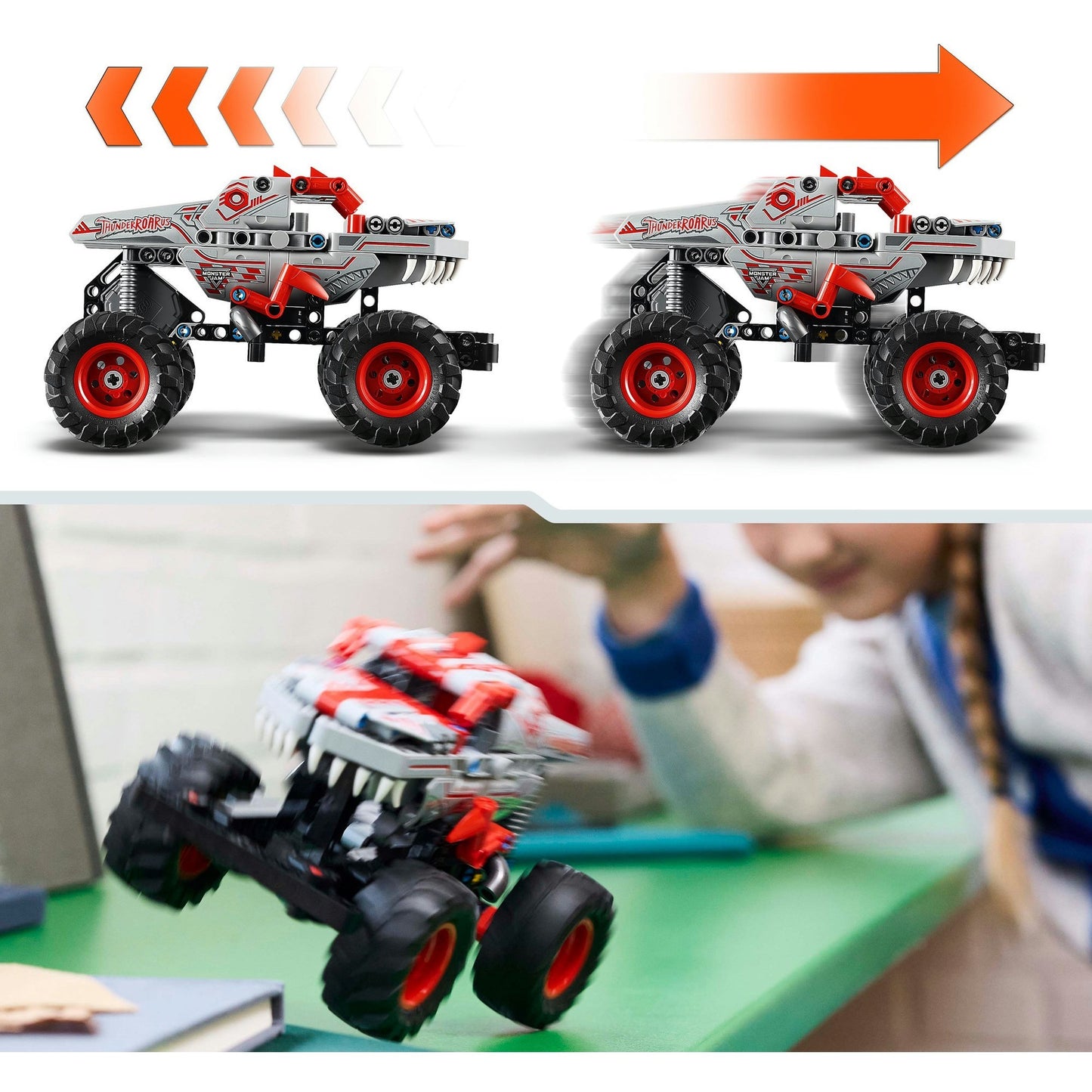42200 Technic Monster Jam ThunderROARus, Konstruktionsspielzeug