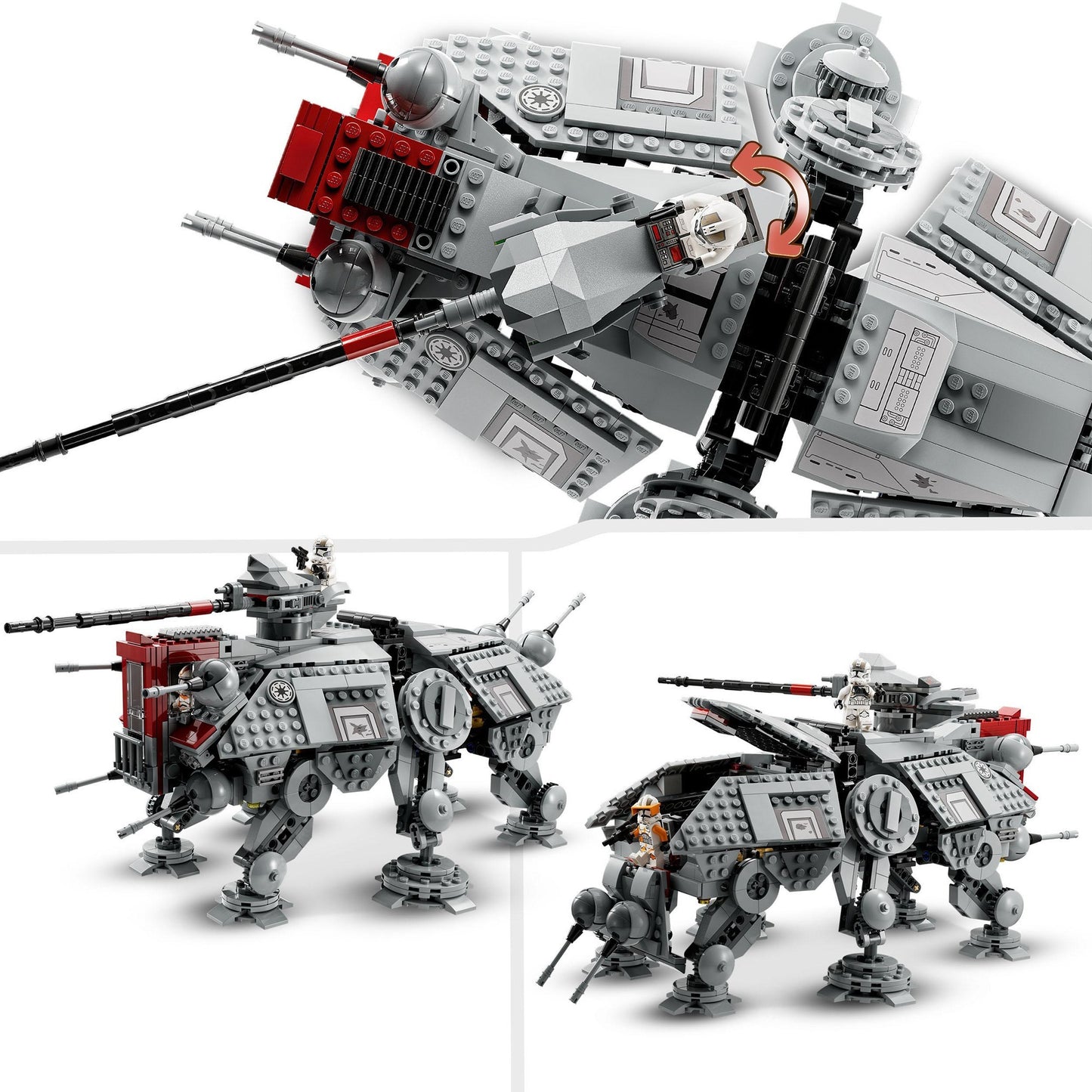 LEGO 75337 Star Wars AT-TE Walker, Konstruktionsspielzeug