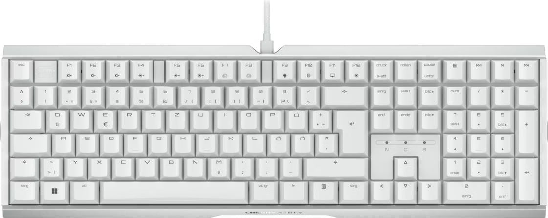 Cherry MX 3.1 (weiss/silber, DE-Layout, Cherry MX2A Brown)
