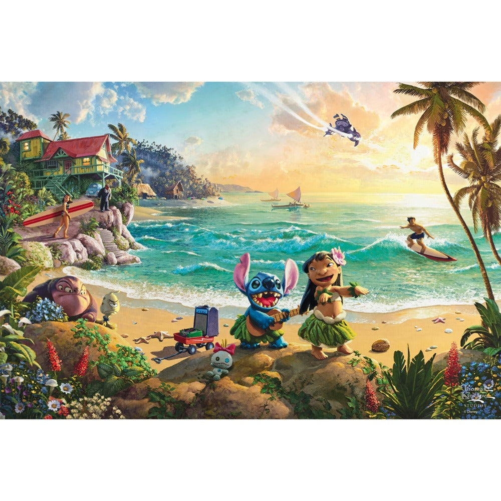 Thomas Kinkade Studios: Disney - Lilo & Stitch, Puzzle