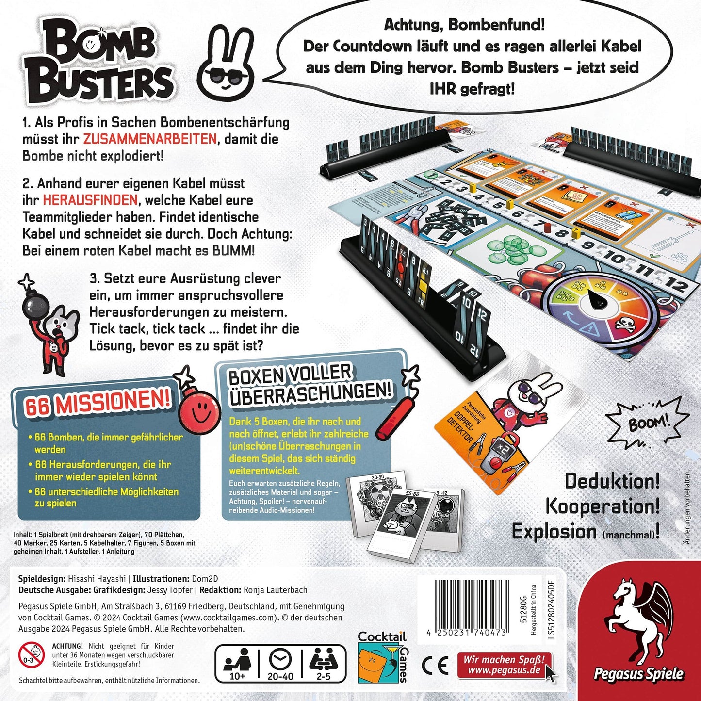 Bomb Busters, Brettspiel