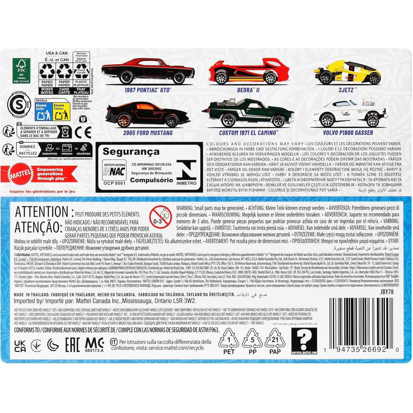 Legends Multipack, Spielfahrzeug