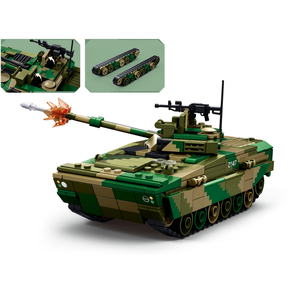 ARMY ZBD-04As Infanteriekampffahrzeug, Konstruktionsspielzeug