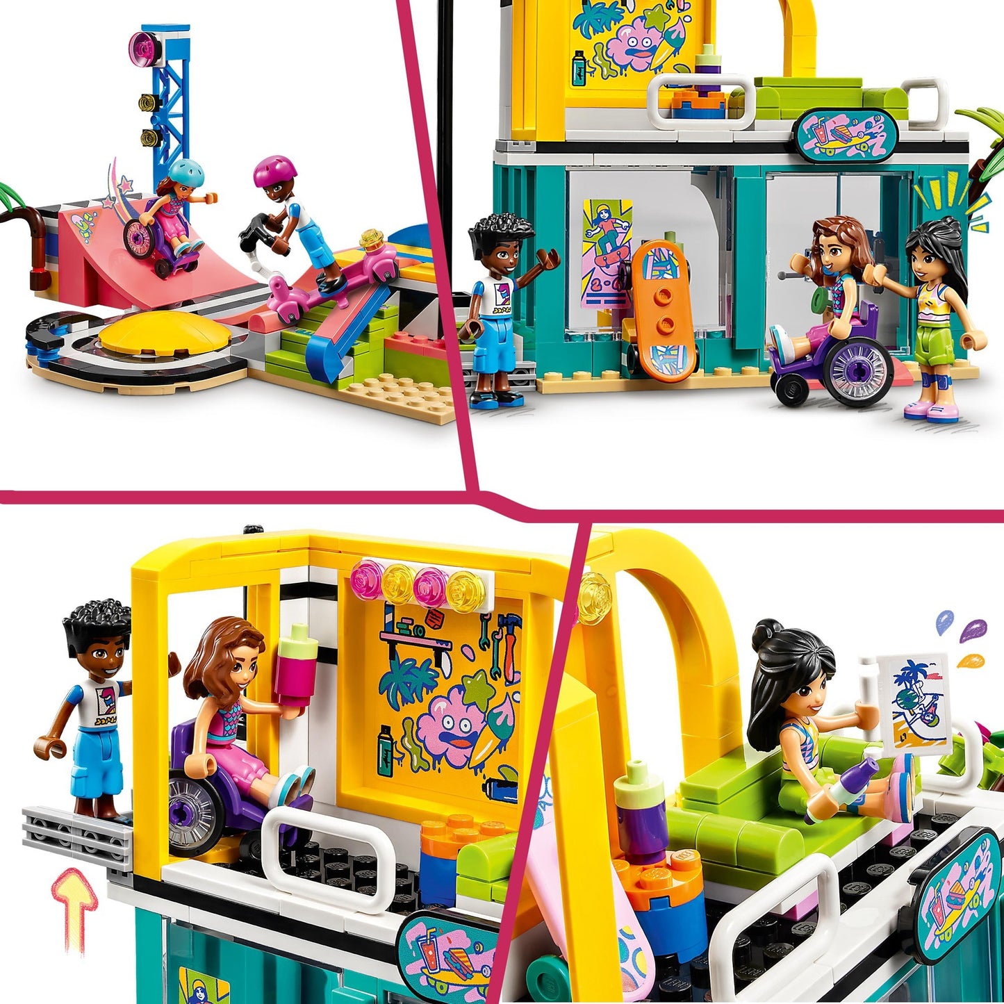LEGO 41751 Friends Skatepark, Konstruktionsspielzeug