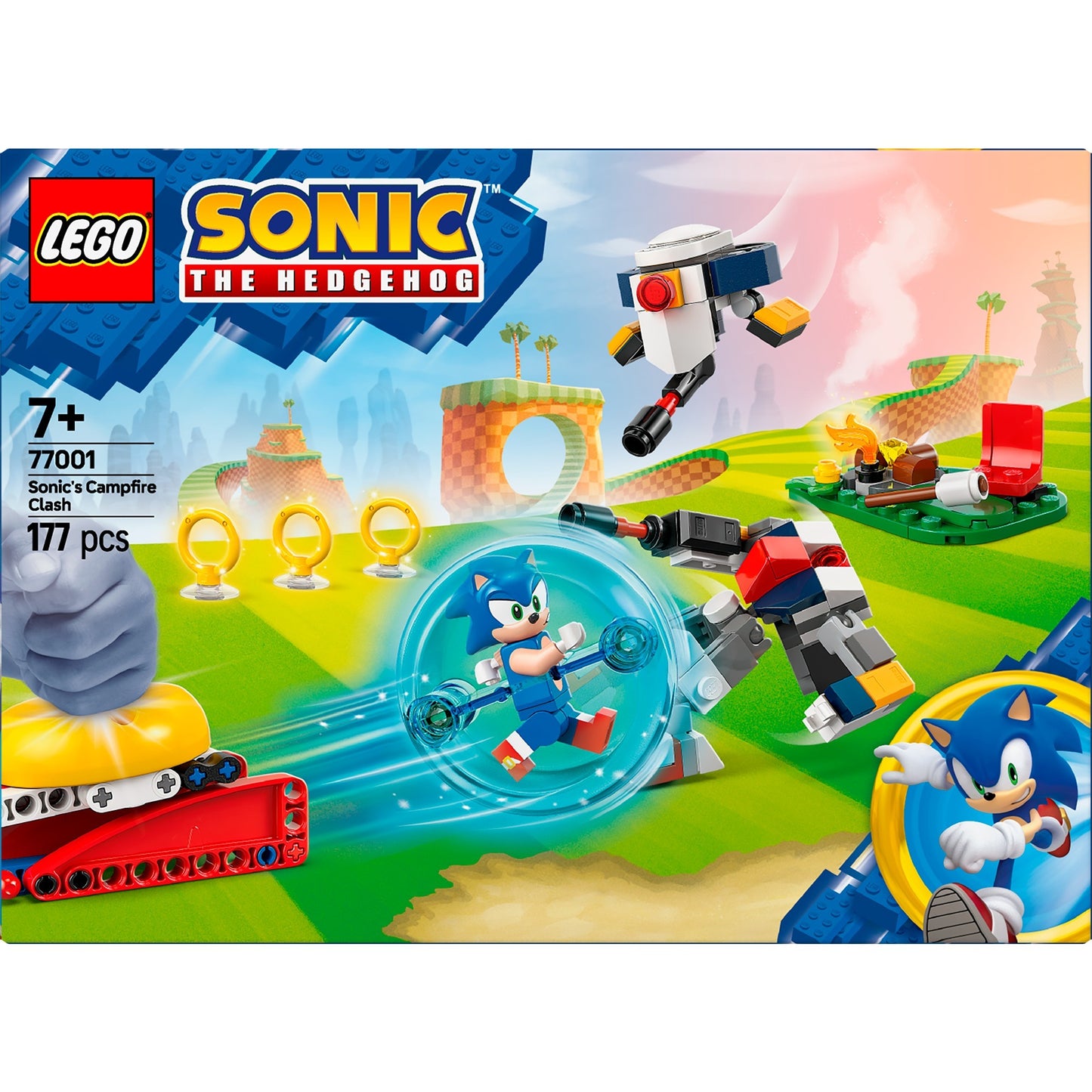 LEGO 77001 Sonic the Hedgehog Sonics Showdown am Lagerfeuer