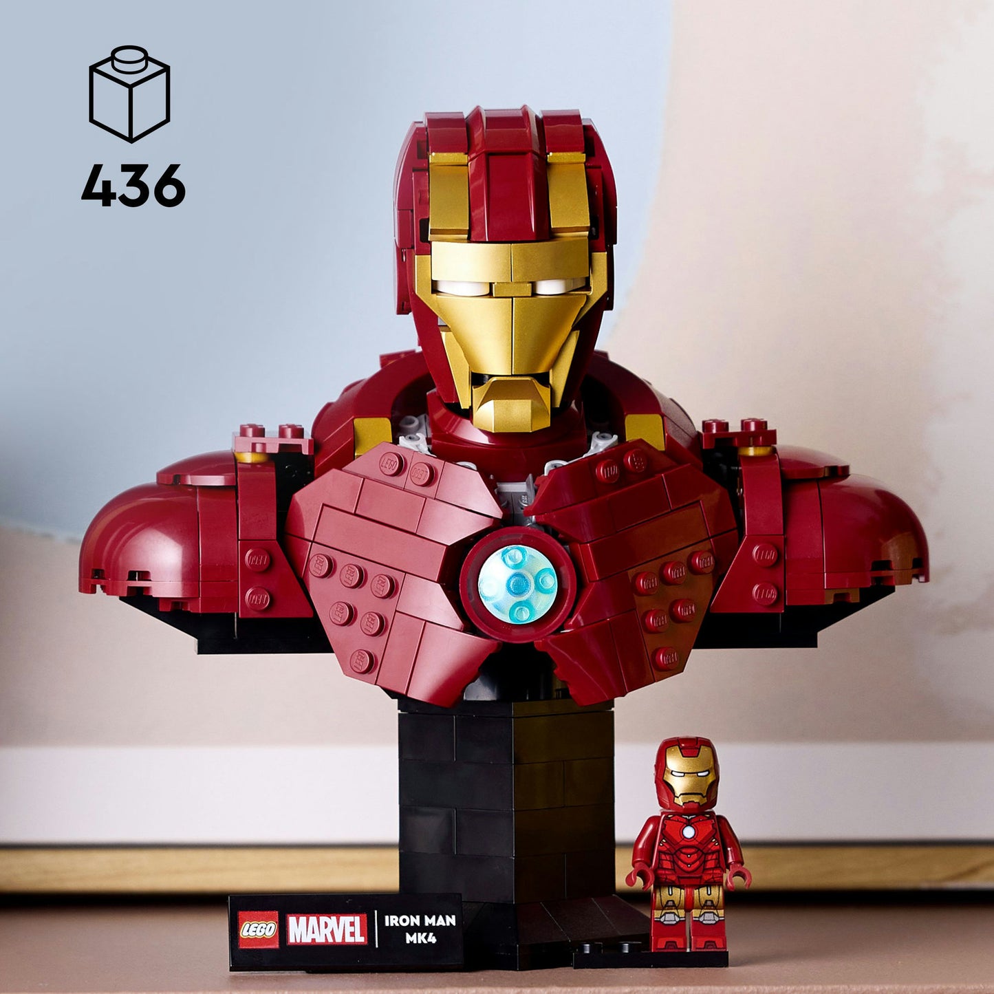76327 Marvel Super Heroes Iron Man MK4, Konstruktionsspielzeug