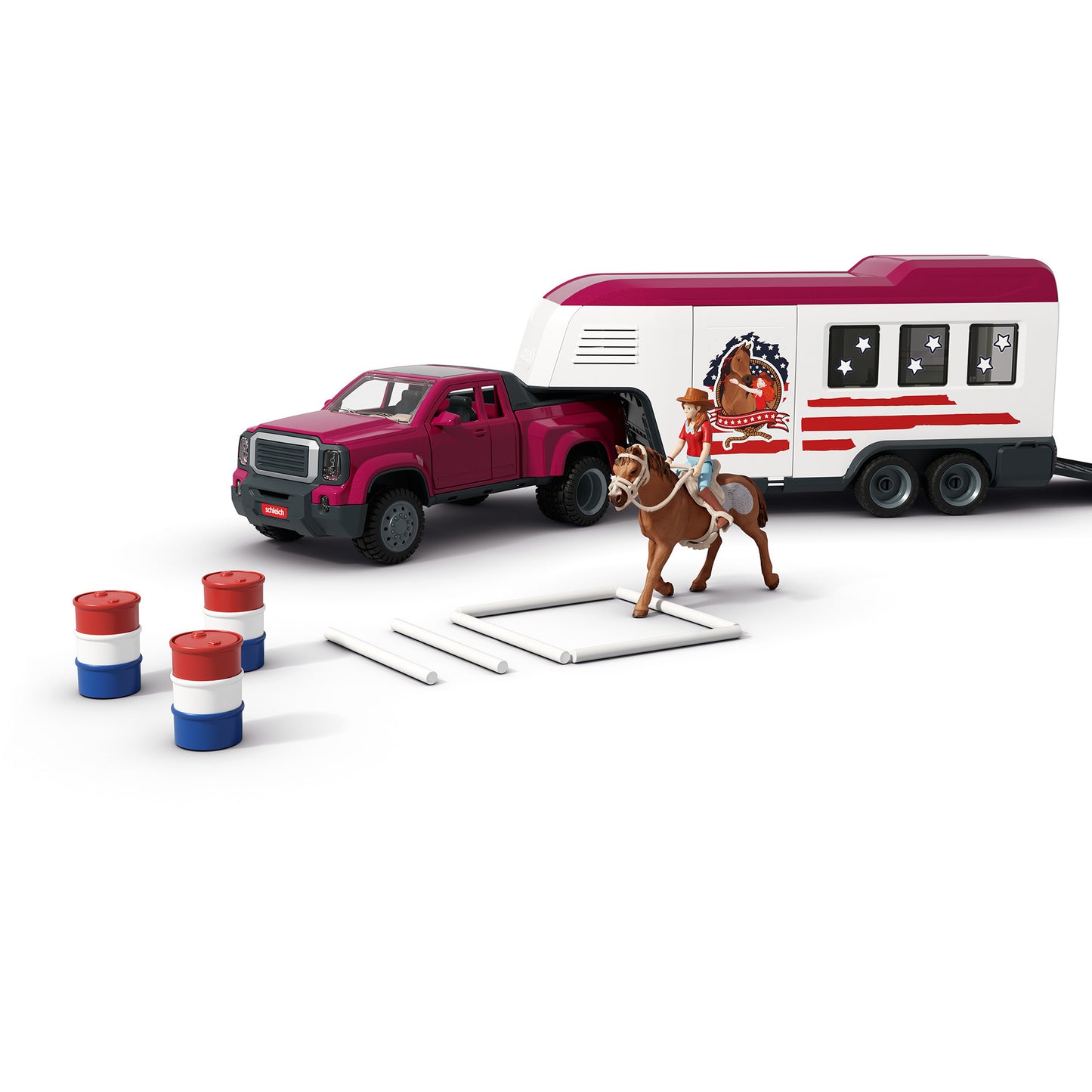 Horse Club Lakeside Truck mit Anhänger, Spielfahrzeug