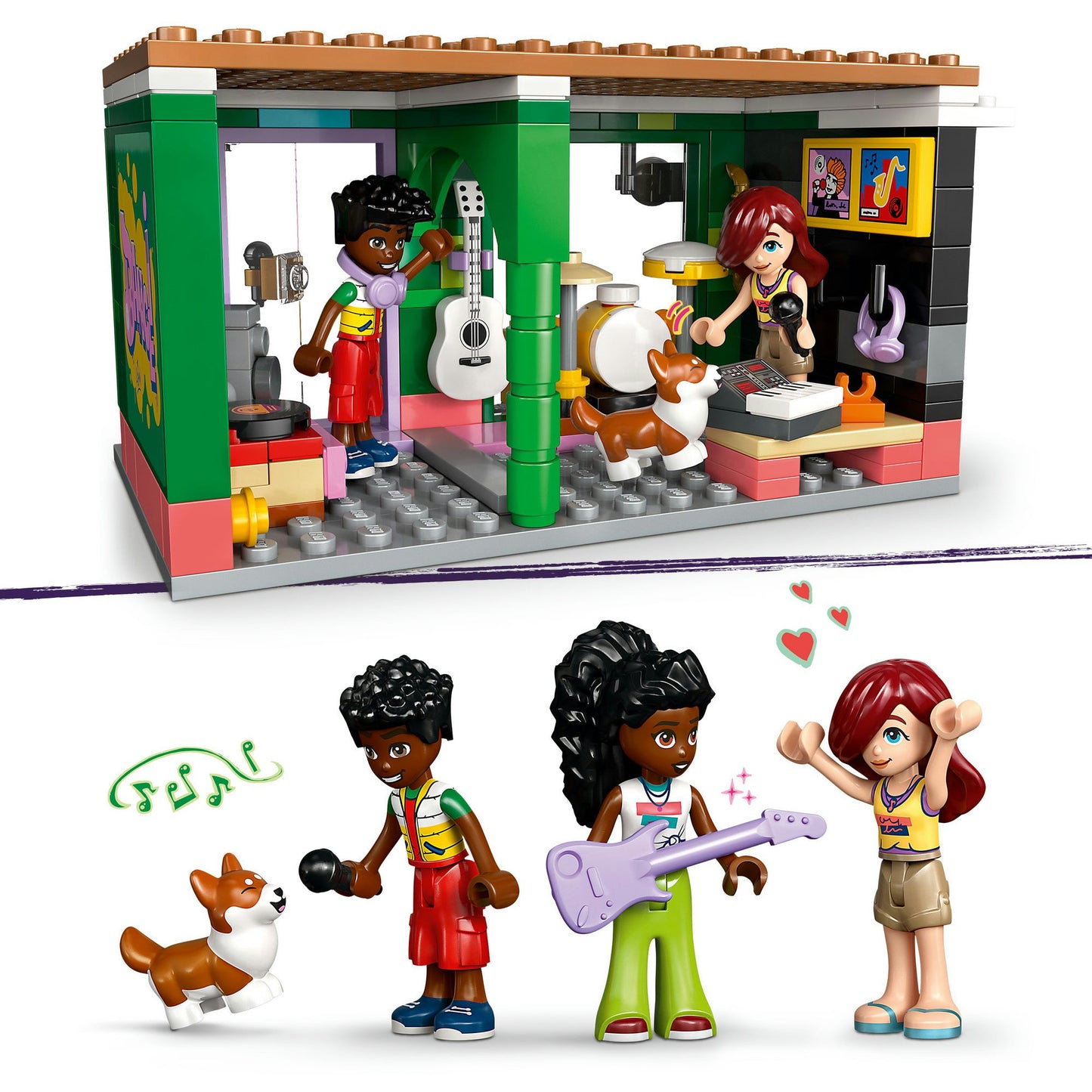 42653 Friends Musikladen & Wohnung, Konstruktionsspielzeug