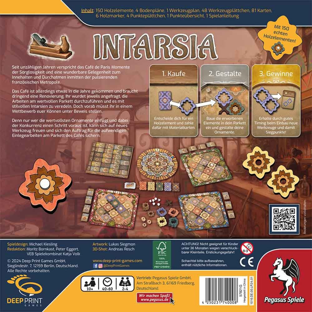 Intarsia, Brettspiel