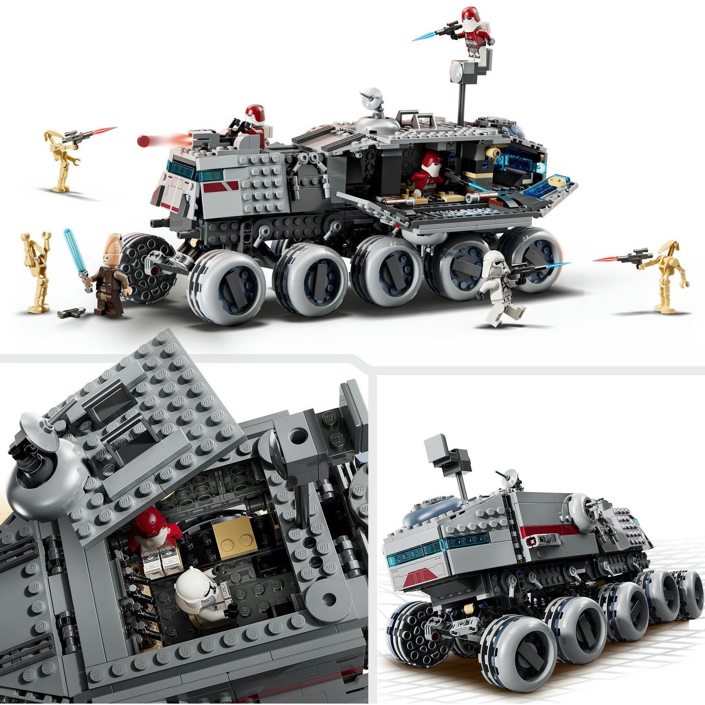 75413 Star Wars Republikanischer Juggernaut, Konstruktionsspielzeug