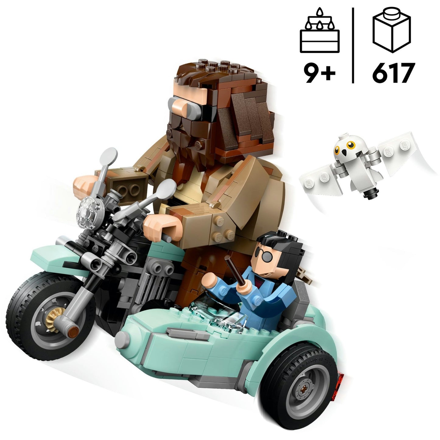 76443 Harry Potter Hagrids und Harrys Motorradtour, Konstruktionsspielzeug