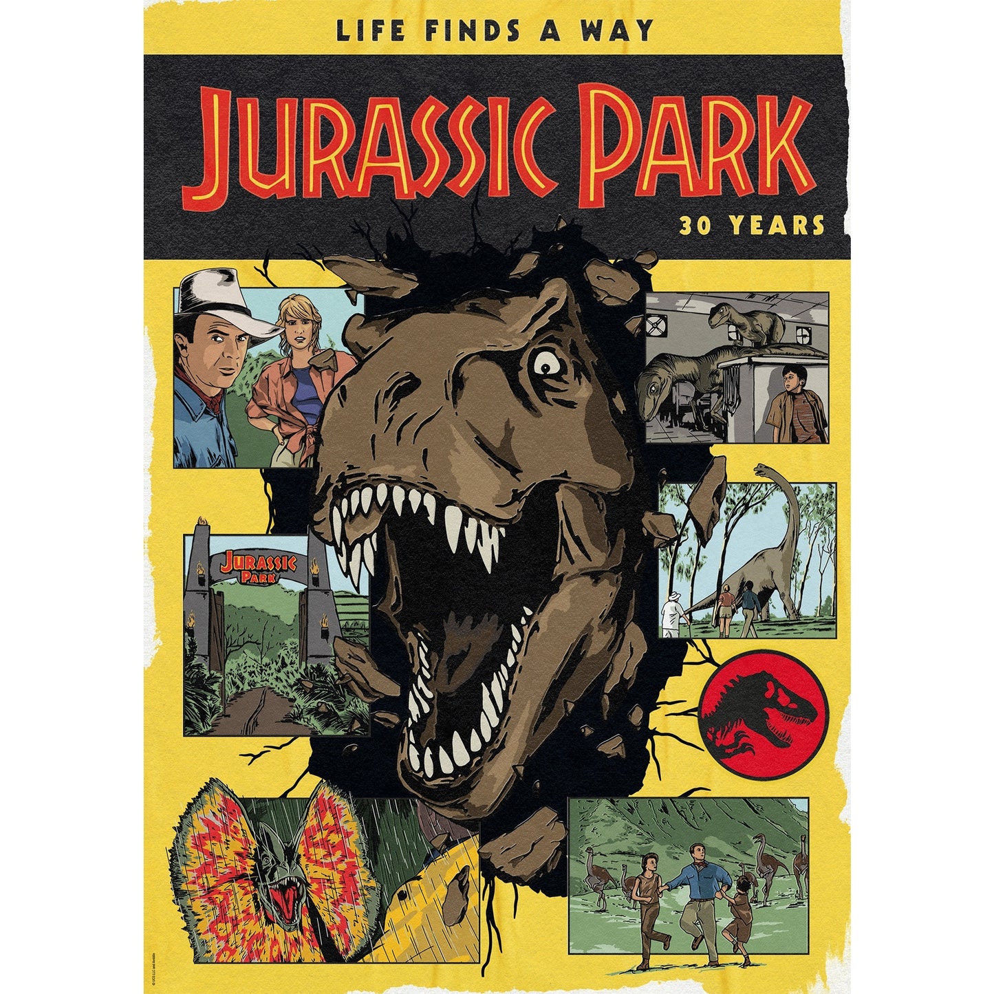 Jurassic Park: 30 Jahre Jurassic Park - Life Finds a Way, Puzzle
