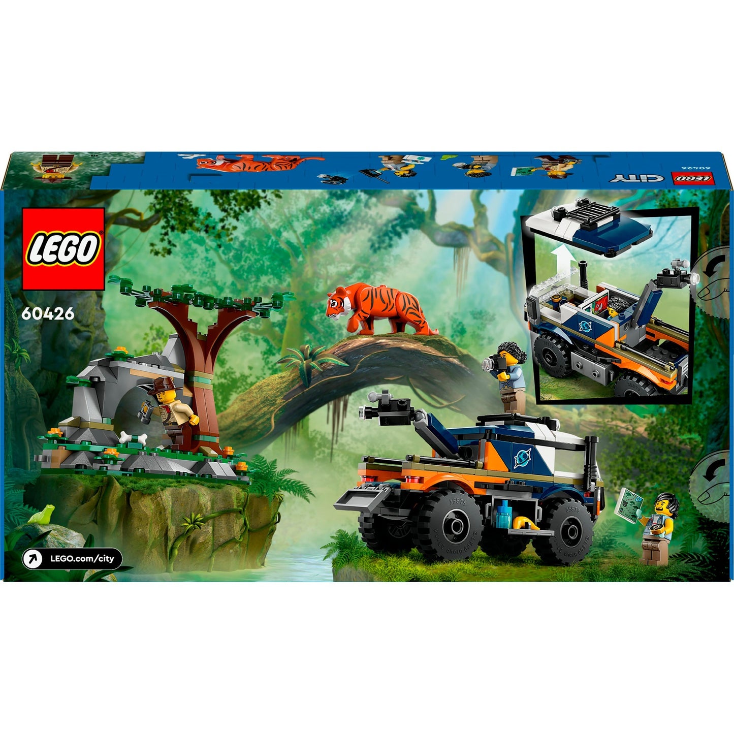 LEGO 60426 City Dschungelforscher-Truck, Konstruktionsspielzeug