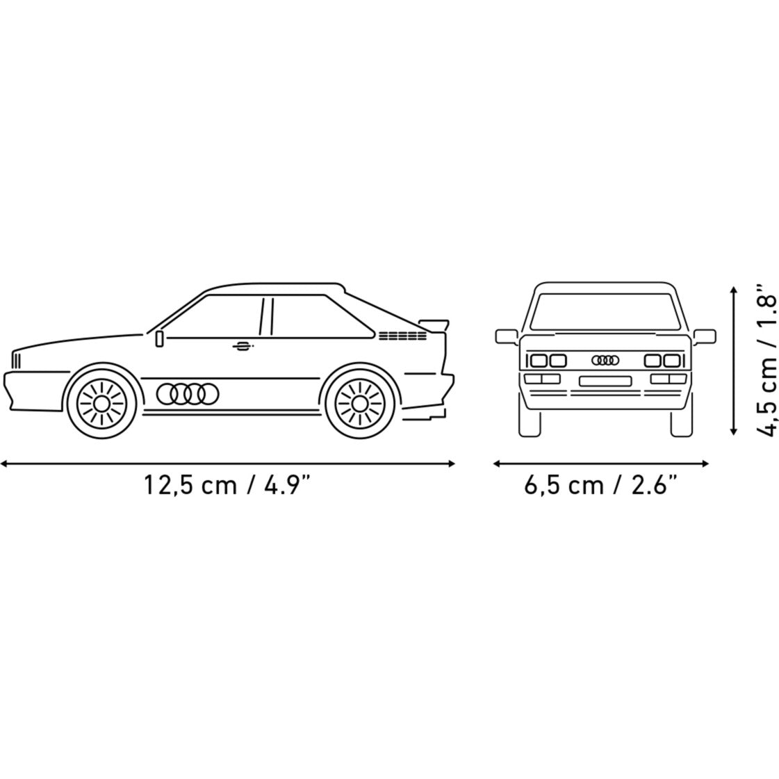 Audi Quattro 1980, Konstruktionsspielzeug