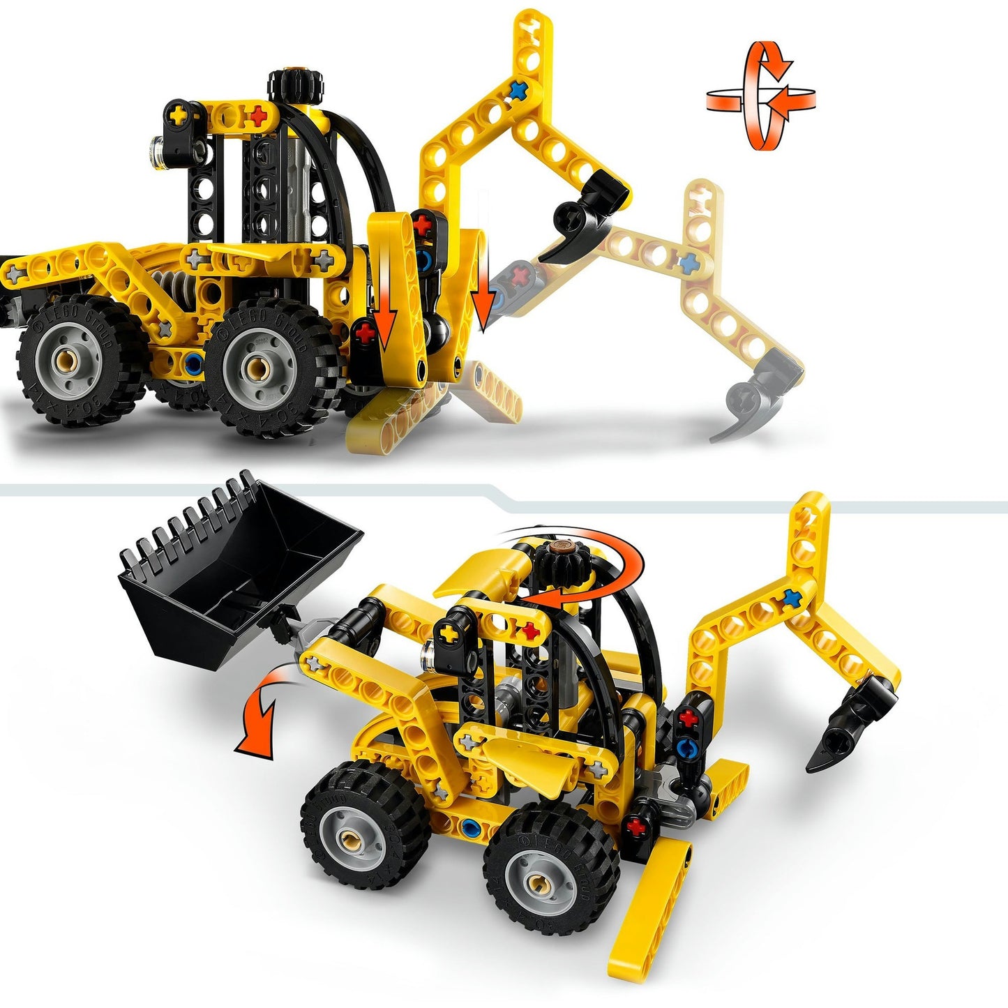 42197 Technic Baggerlader, Konstruktionsspielzeug