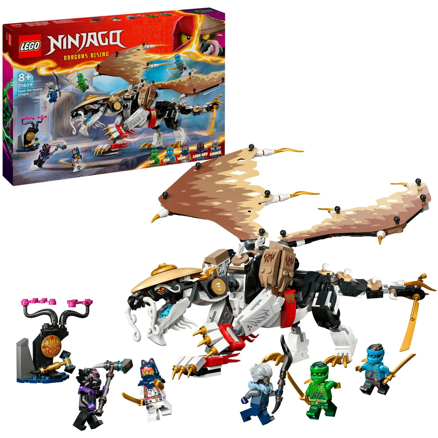 LEGO 71809 Ninjago Egalt der Meisterdrache, Konstruktionsspielzeug