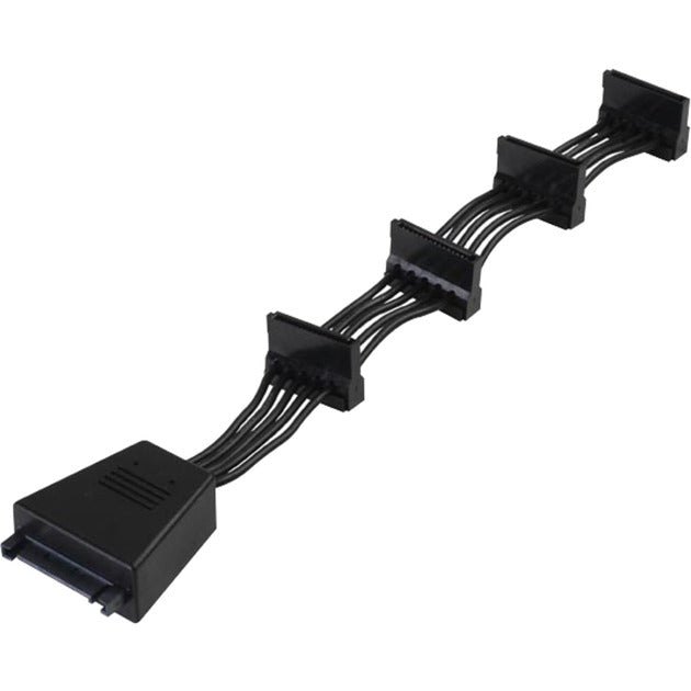 Silverstone Technology CP06 4x SATA (schwarz)