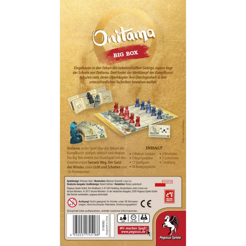 Onitama Big Box, Brettspiel