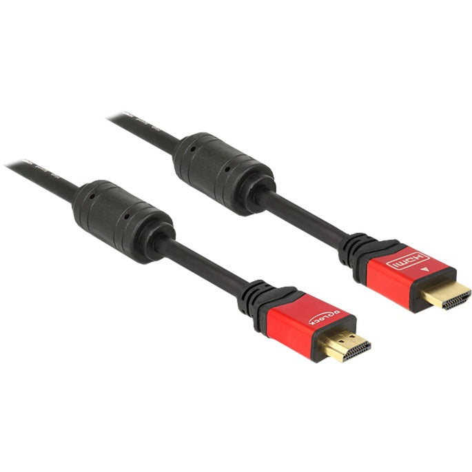 DeLOCK High Speed Kabel HDMI A (Stecker) > HDMI A (Stecker) (schwarz, 5 Meter)