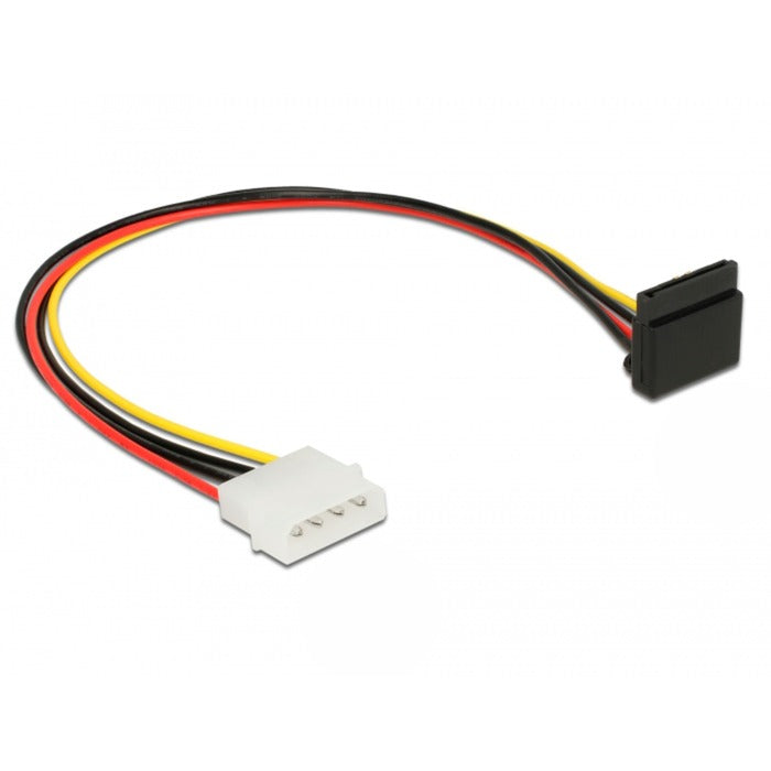 DeLOCK Stromkabel SATA 15Pin (Buchse) > 4Pin 5,25" (Stecker) (30cm)