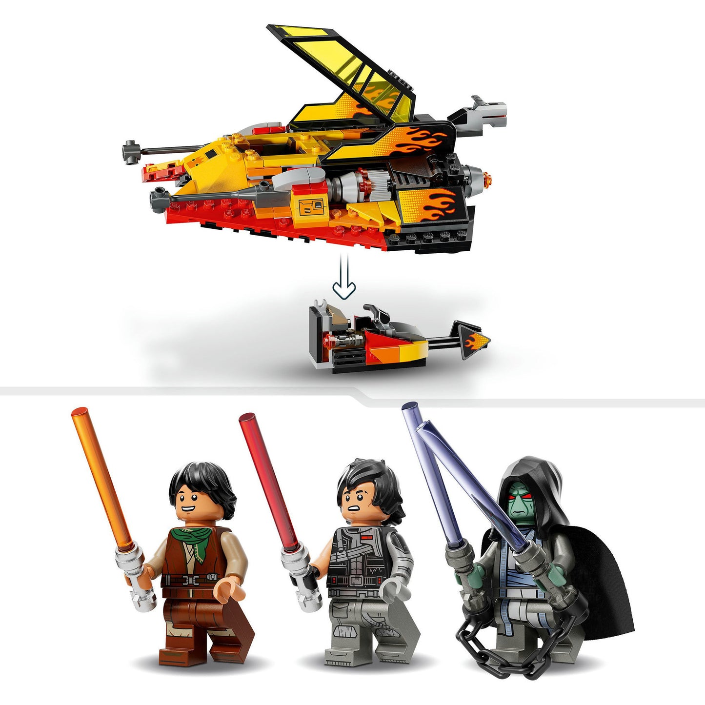 75414 Star Wars The Force Burner Snowspeeder, Konstruktionsspielzeug
