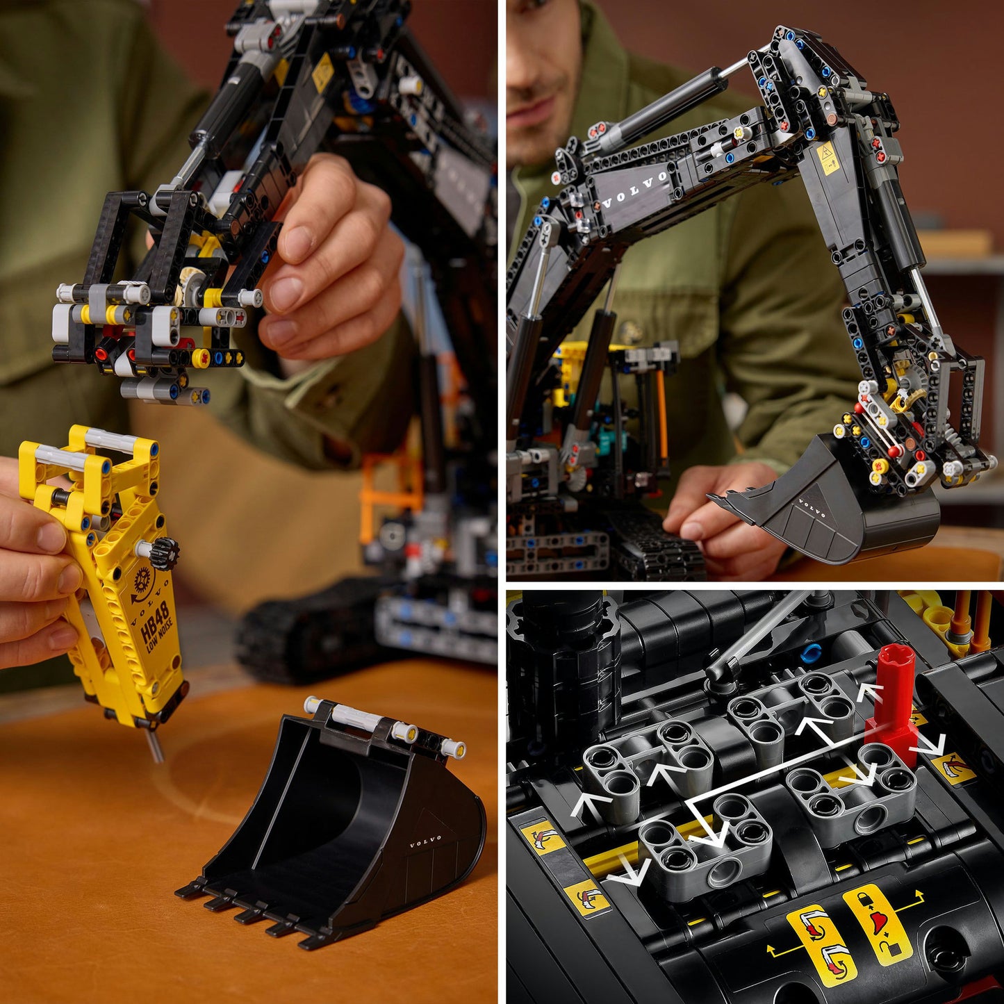 42215 Technic Volvo EC500 Hybrid Bagger, Konstruktionsspielzeug