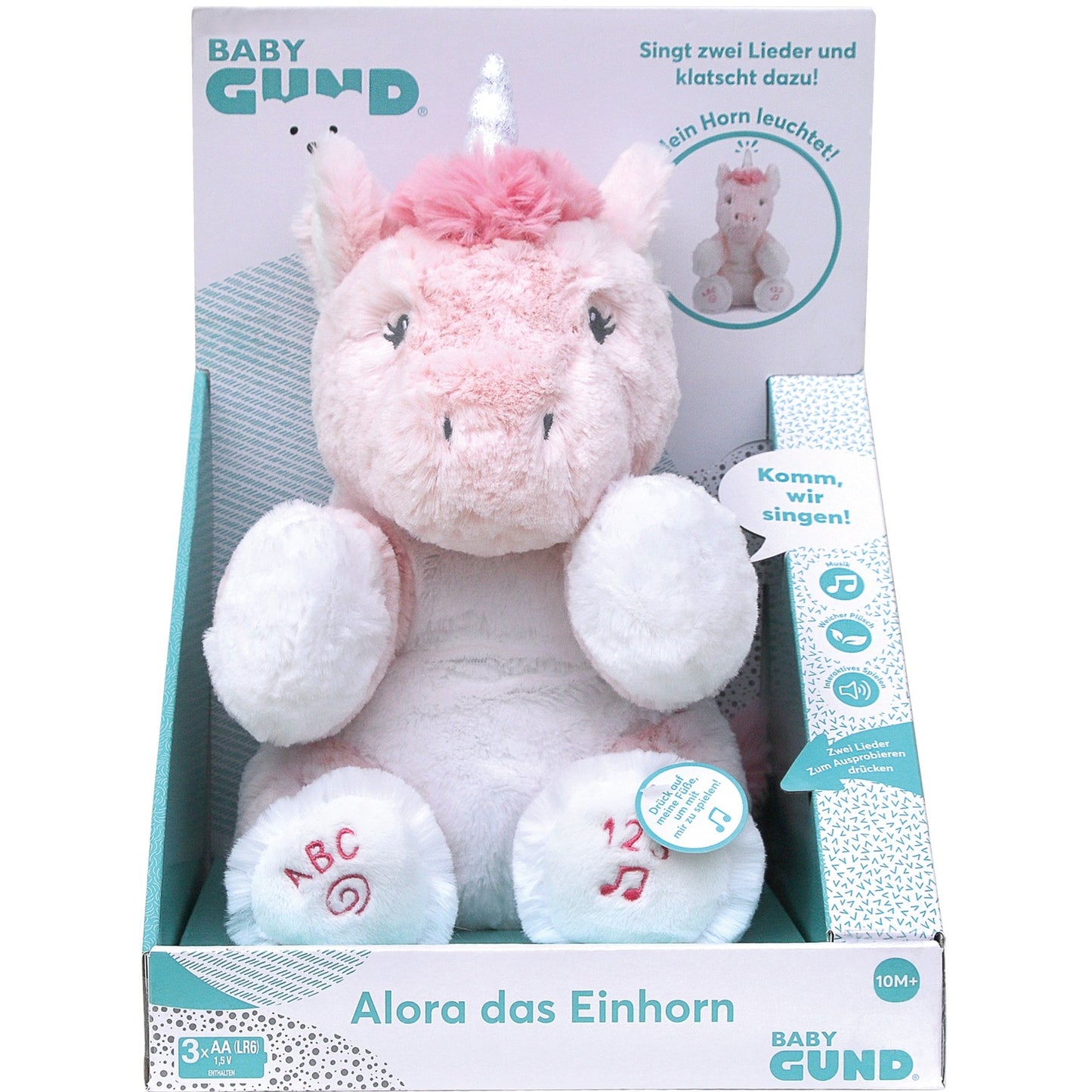 Spinmaster GUND - Alora, das Einhorn (braun/weiss)
