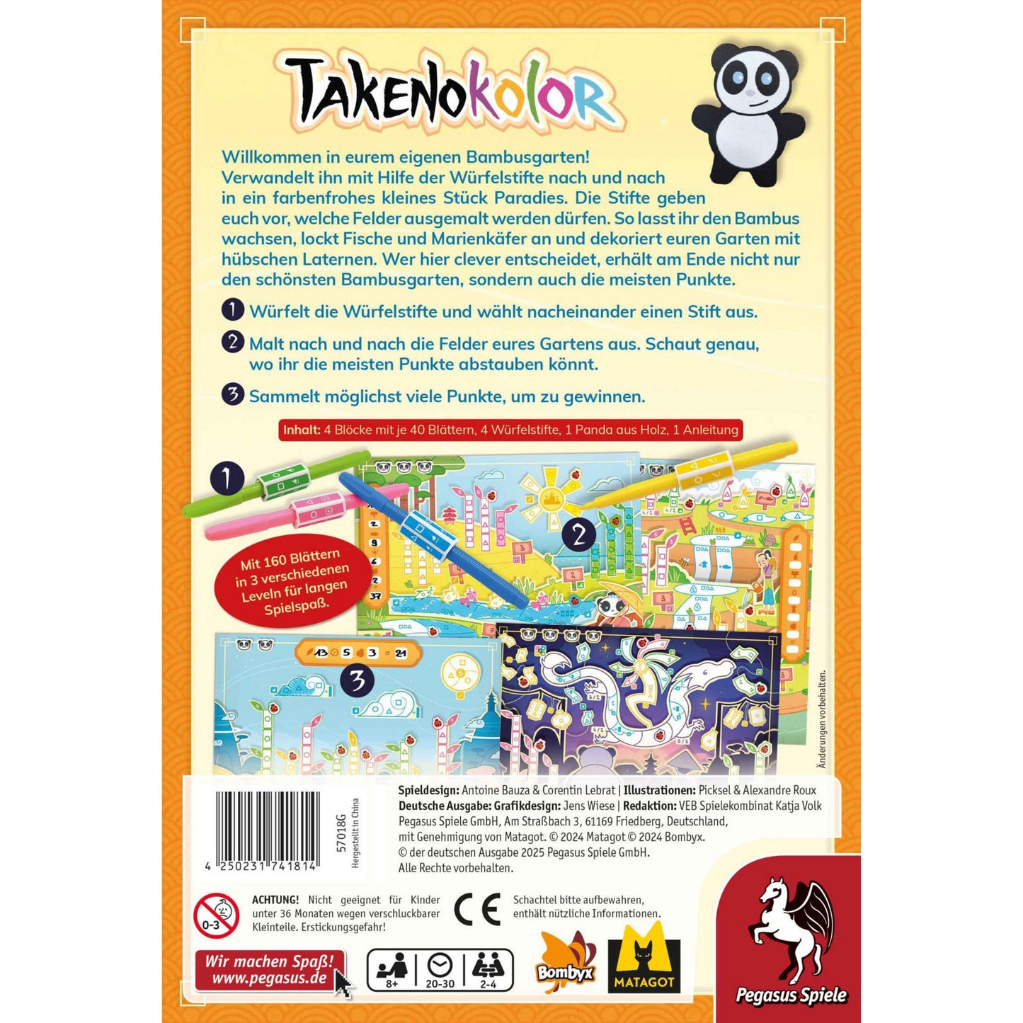 Takenokolor, Brettspiel