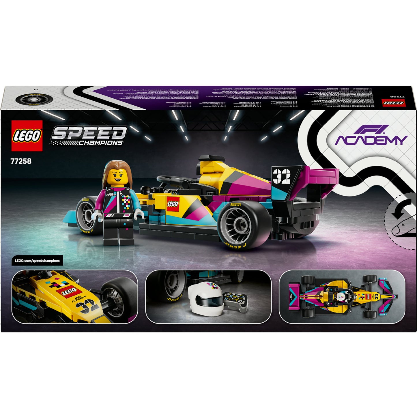 77258 Speed Champions F1 ACADEMY LEGO Rennwagen, Konstruktionsspielzeug