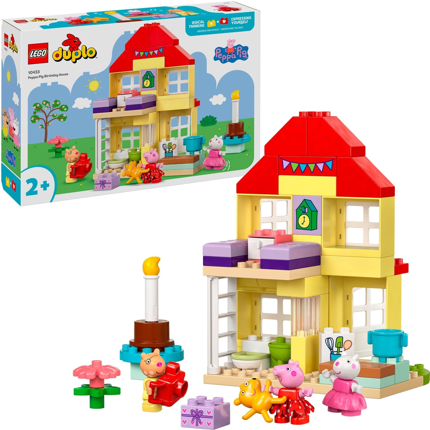 LEGO 10433 DUPLO Peppas Geburtstagshaus, Konstruktionsspielzeug