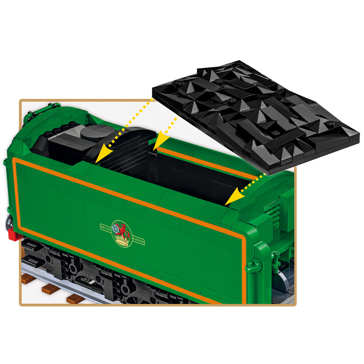 Flying Scotsman - British Steam Locomotive, Konstruktionsspielzeug