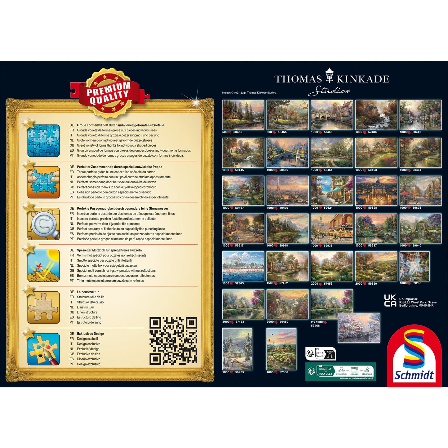 Thomas Kinkade Studios: Santa's Silent Night, Puzzle