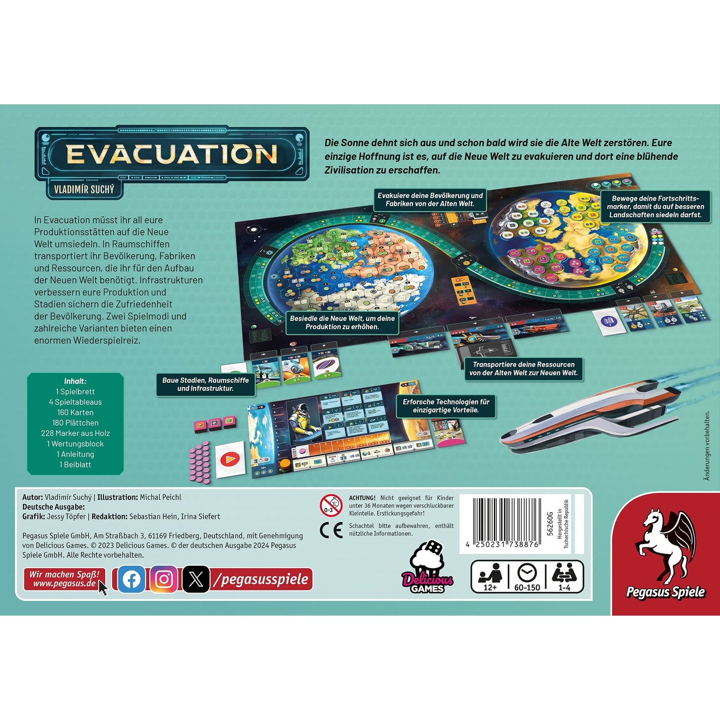 Evacuation, Brettspiel