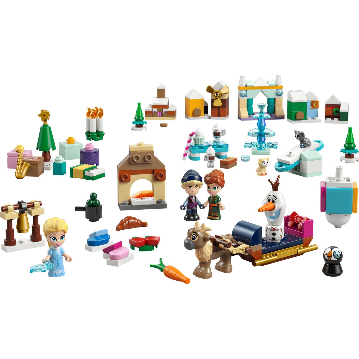 43273 Disney Frozen Adventskalender 2025, Konstruktionsspielzeug