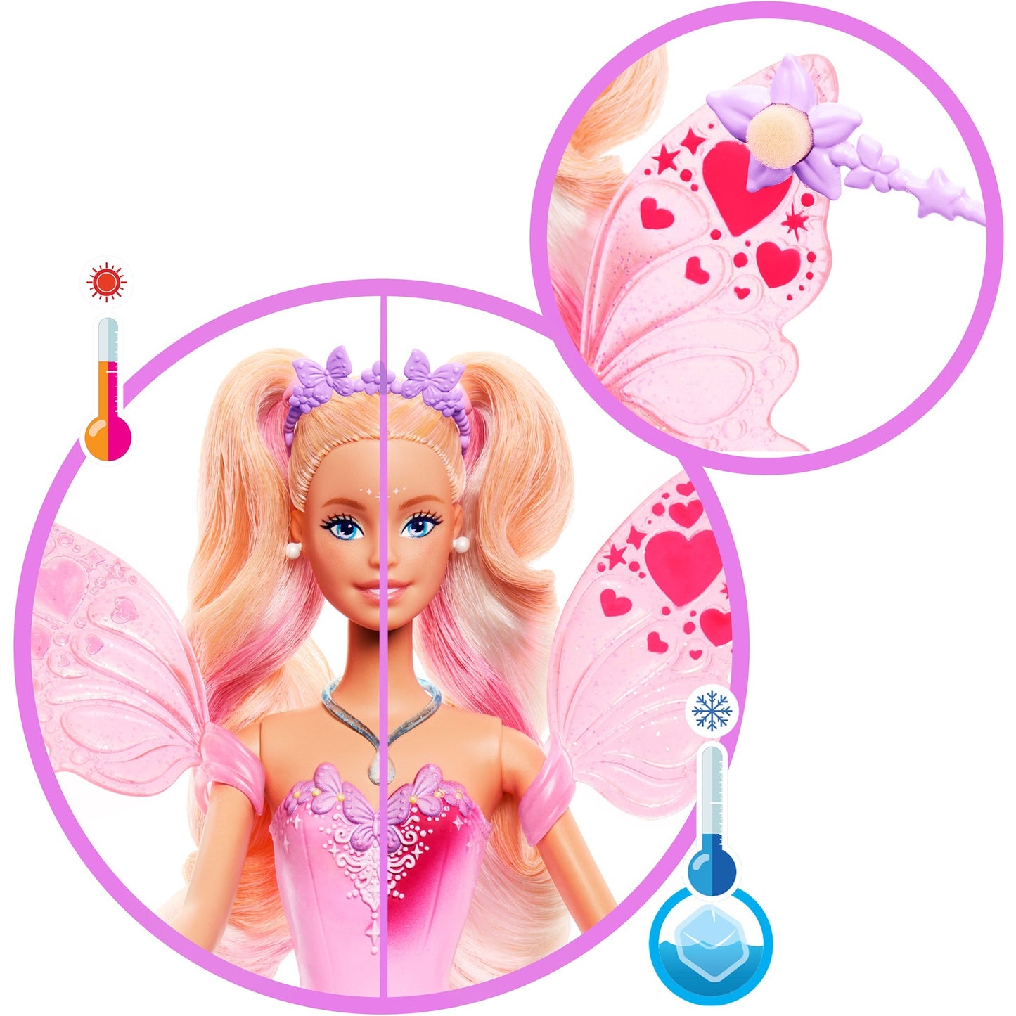 Barbie Fee mit Farbwechseleffekt, Puppe