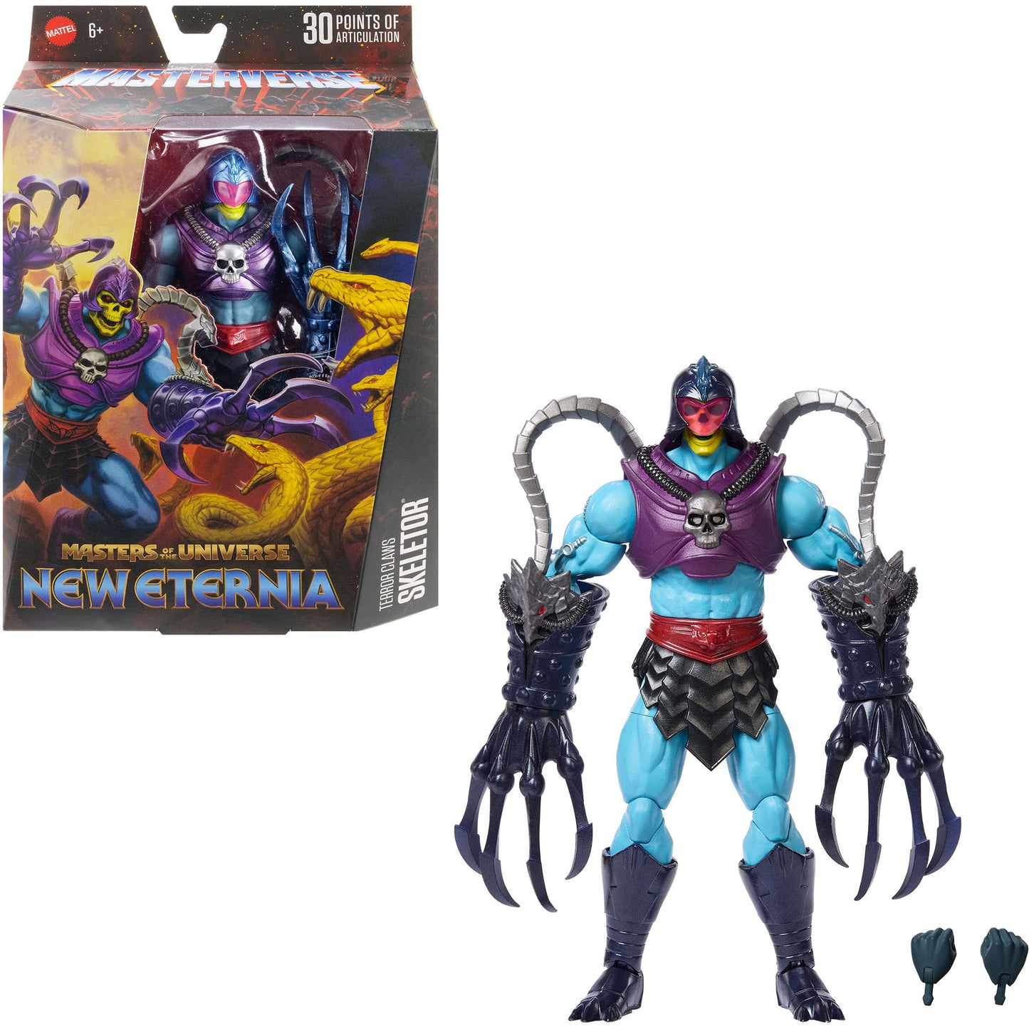 Masters of the Universe Masterverse New Eternia Terror Claws Skeletor, Spielfigur