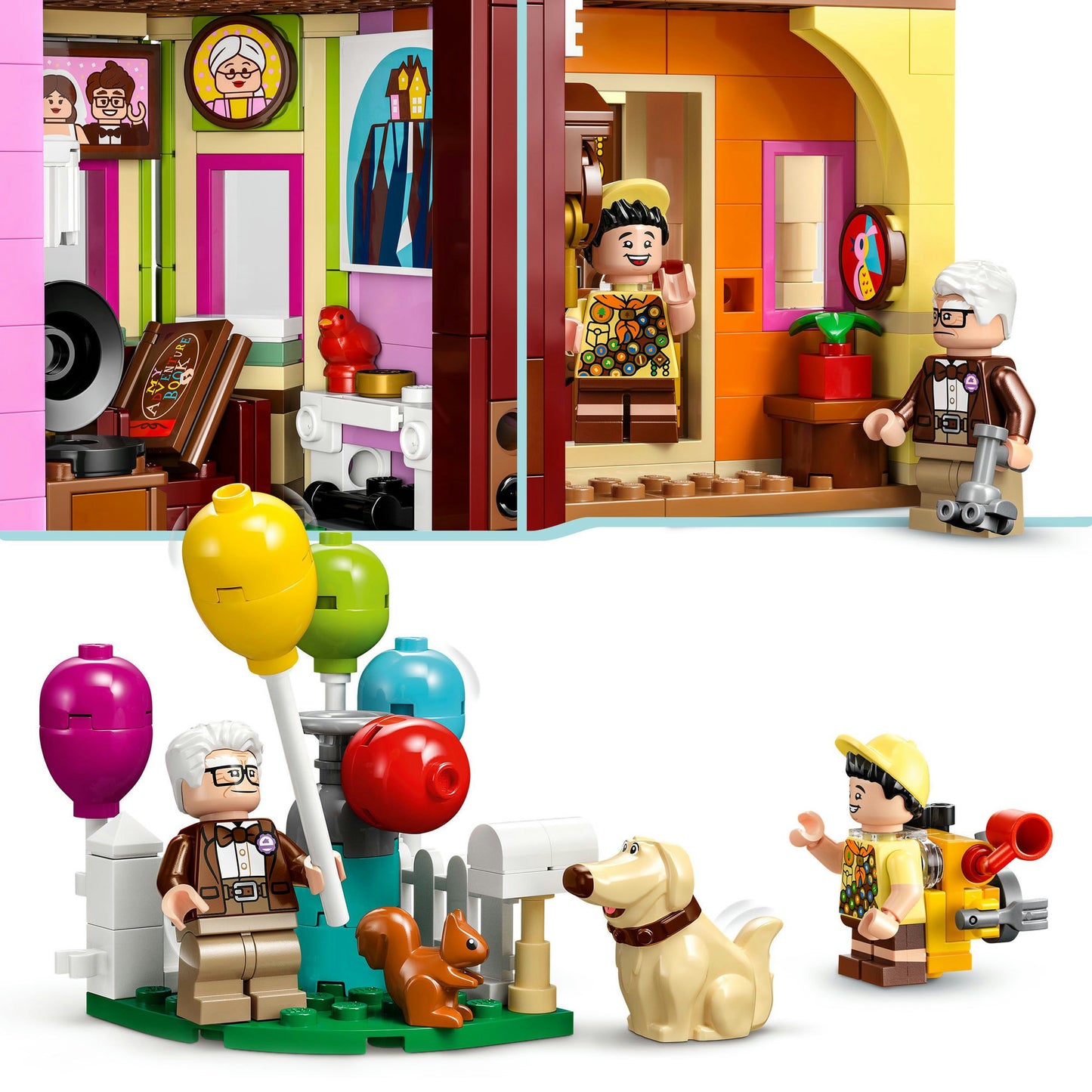 43217 Disney Pixar Carls Haus aus Oben, Konstruktionsspielzeug