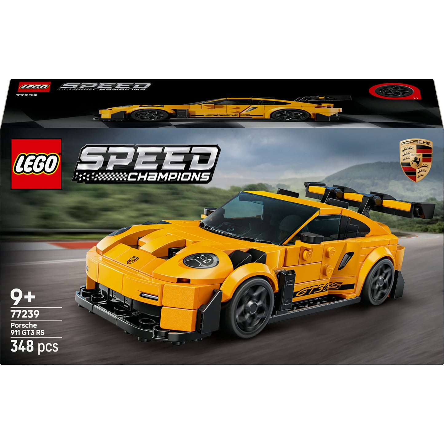 77239 Speed Champions Porsche 911 GT3 RS Supersportwagen, Konstruktionsspielzeug
