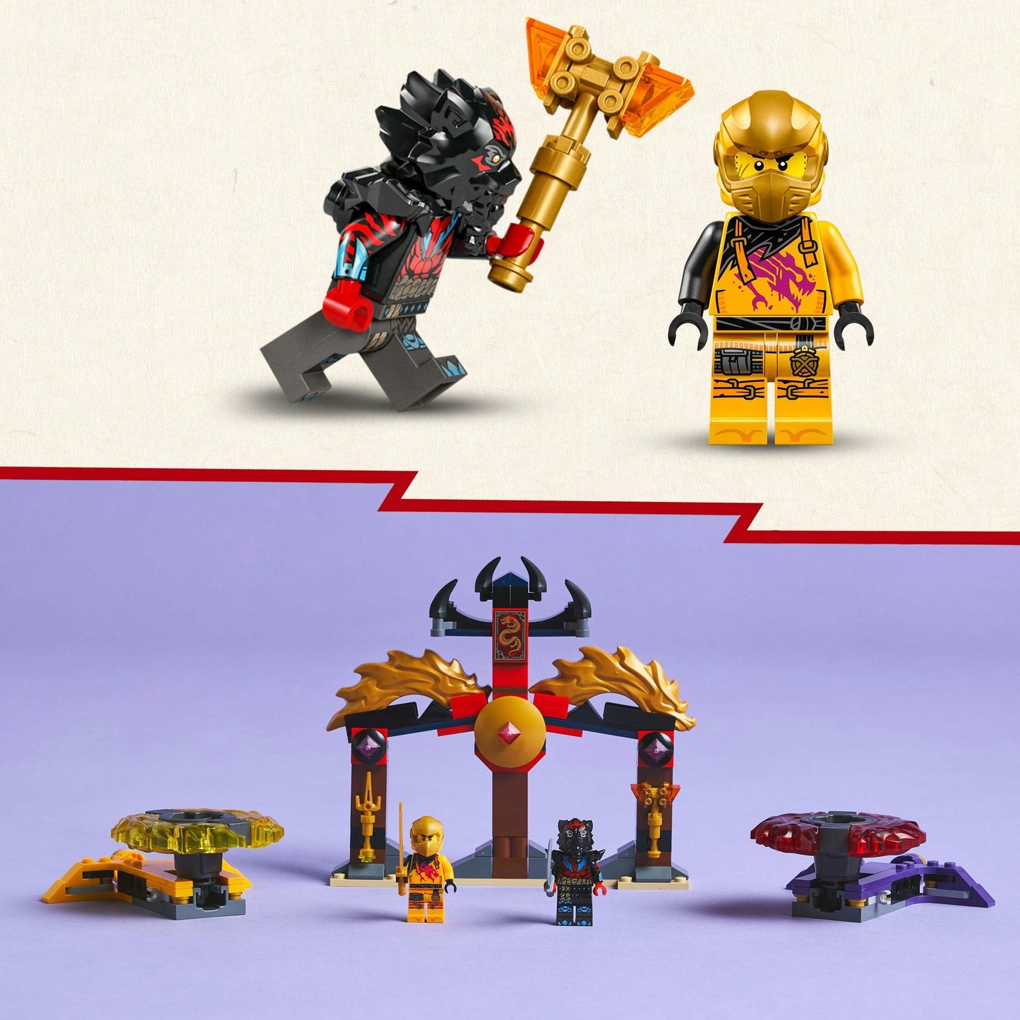 71826 LEGO Ninjago Drachen-Spinjitzu Battle Pack, Konstruktionsspielzeug