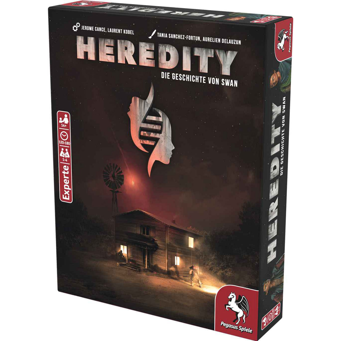 Heredity - Die Geschichte von Swan, Brettspiel