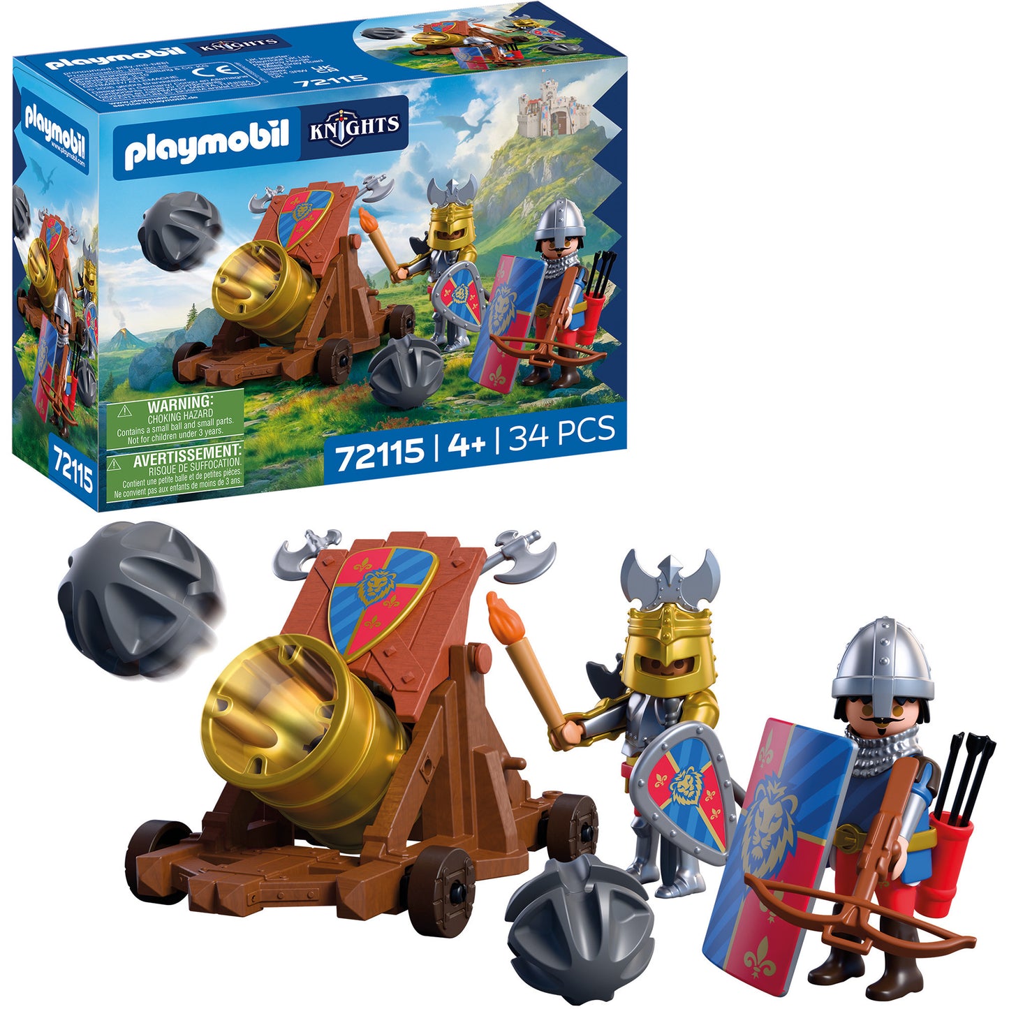 72115 Knights Schusswaffe Löwenritter, Konstruktionsspielzeug