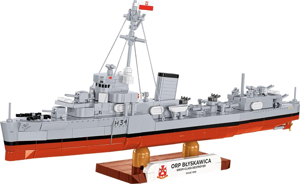 ORP Błyskawica, Konstruktionsspielzeug