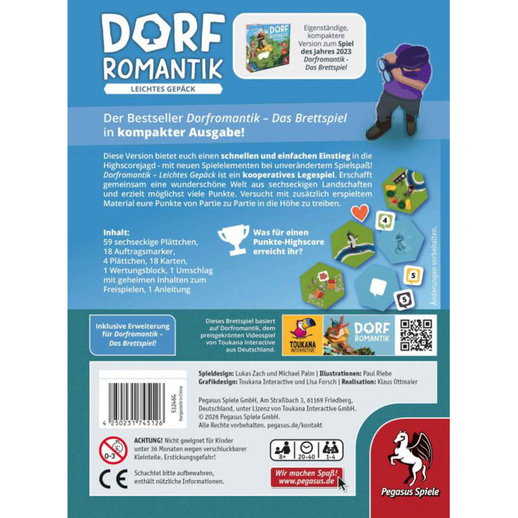 Dorfromantik - Leichtes Gepäck inkl. Mini-Erweiterung Limes, Brettspiel