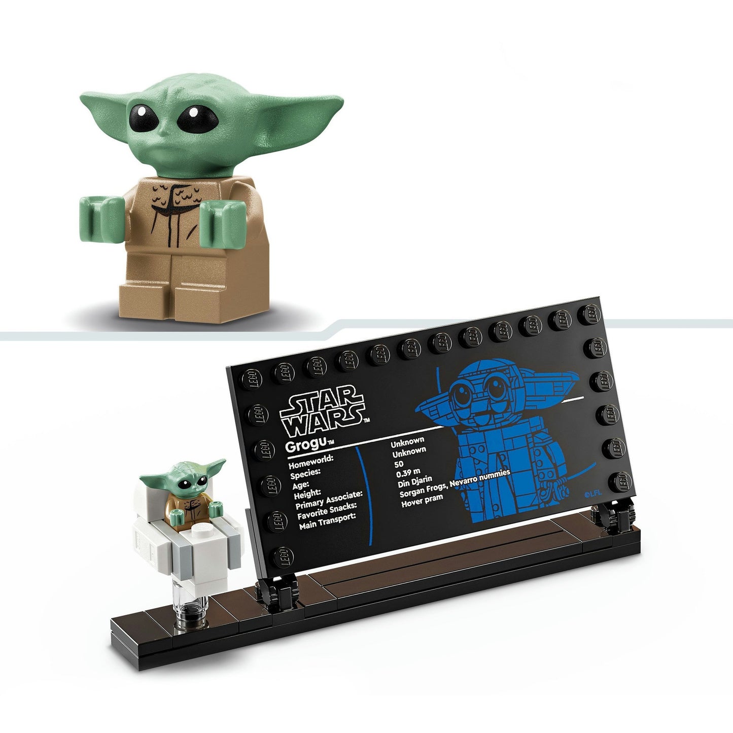 75403 Star Wars Grogu in seiner Repulsorwiege, Konstruktionsspielzeug