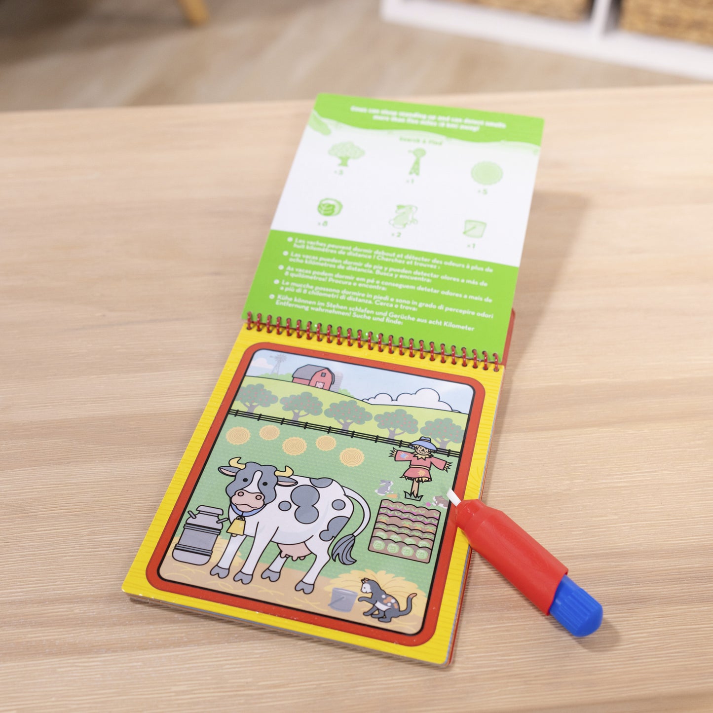 Melissa & Doug - Water WOW! Bauernhof, Malen