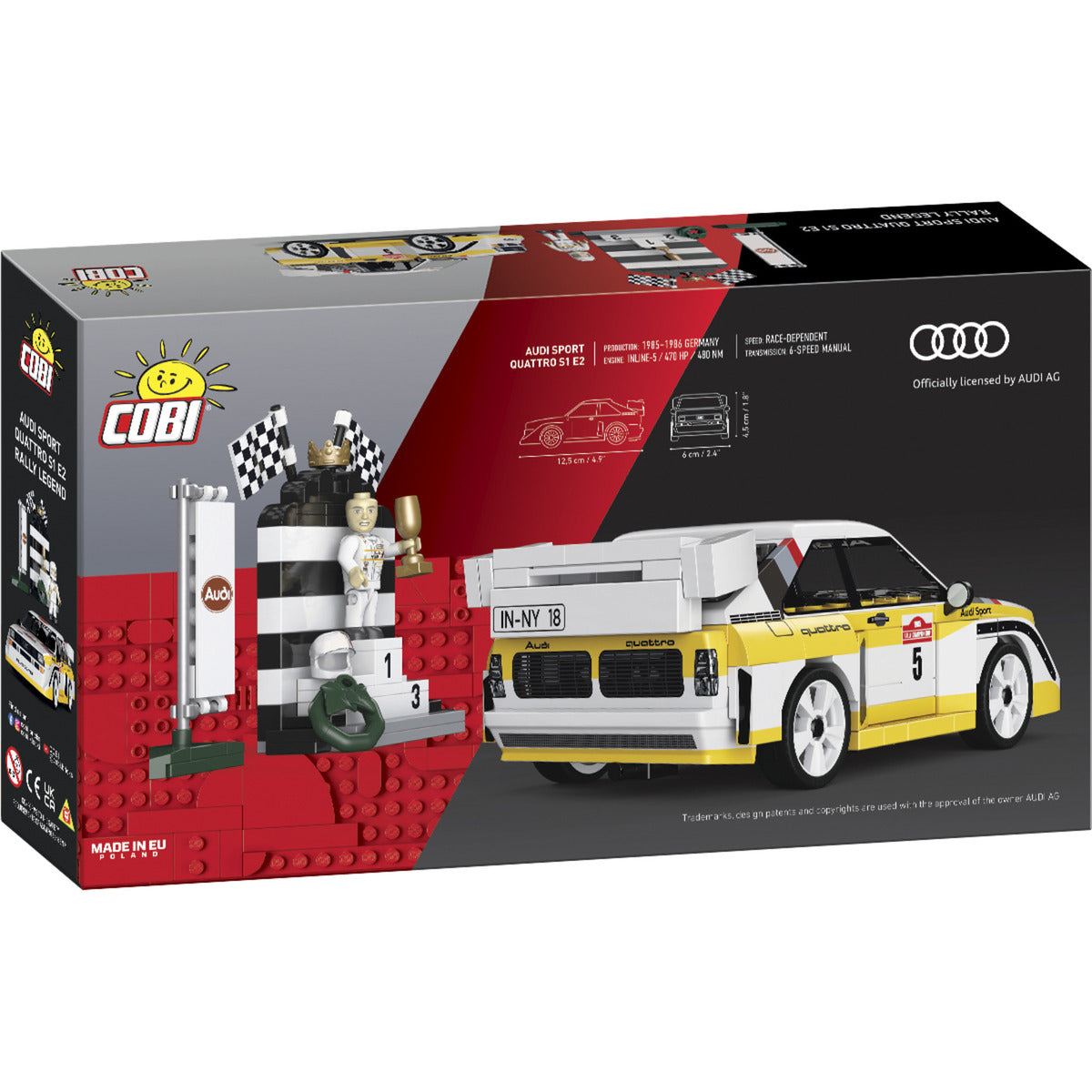 Audi Sport quattro S1 E2 Rally Legend (1985), Konstruktionsspielzeug