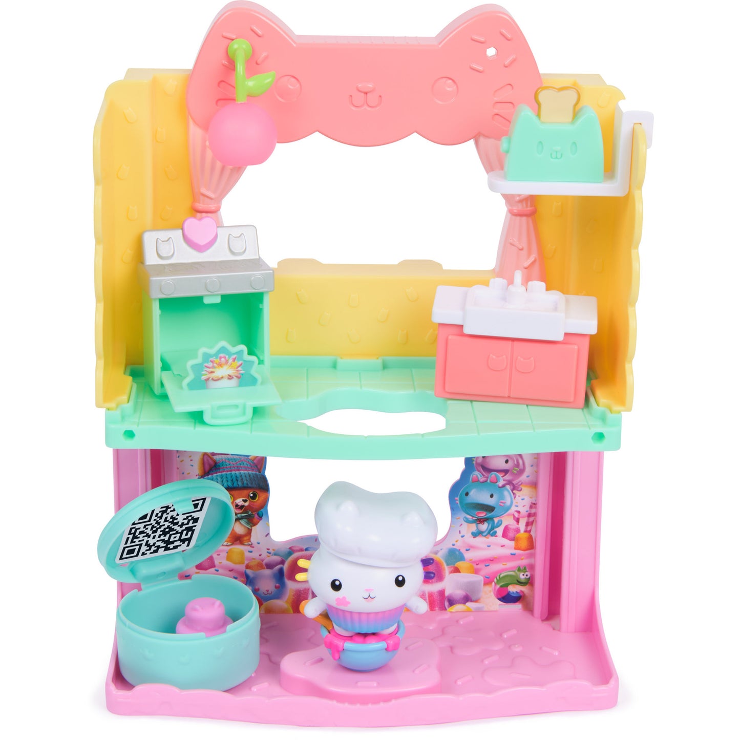 Gabby's Dollhouse: Der Film - Portal Raum Kuchis zuckersüsse Sprinkleküche, Spielfigur